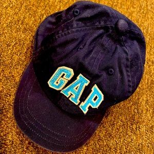 Gap Baby Logo Blue Baseball Hat Cap Logo 12-18 months beach pool sun protection
